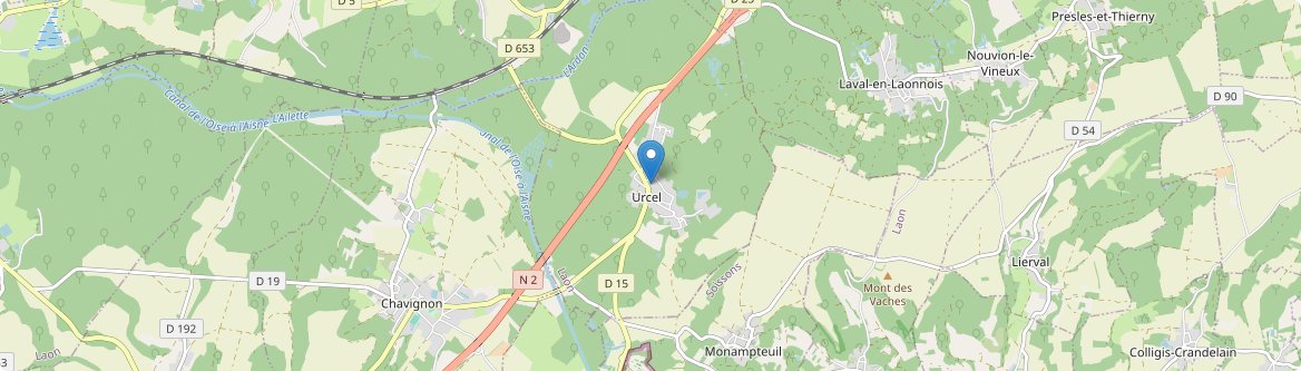Urcel - Carte