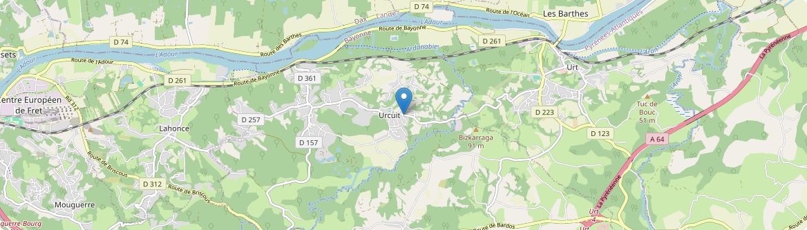 Urcuit - Carte