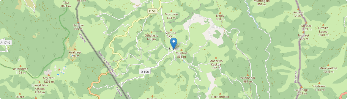 Urepel - Carte