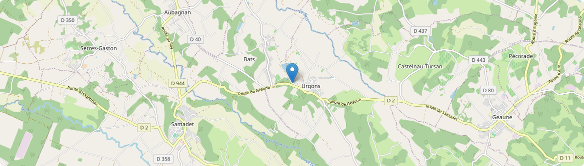 Urgons - Carte