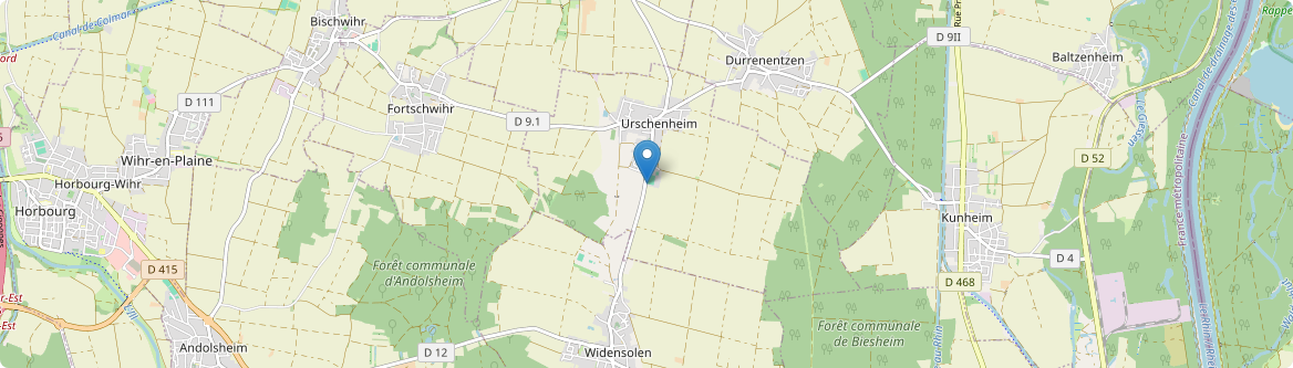 Urschenheim - Carte