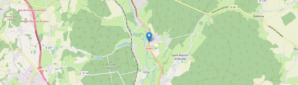 Urzy - Carte