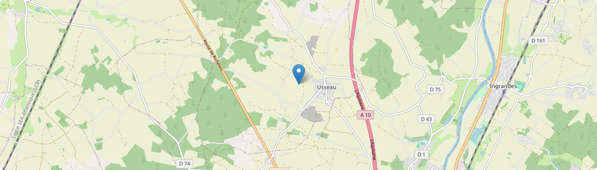Usseau - Carte