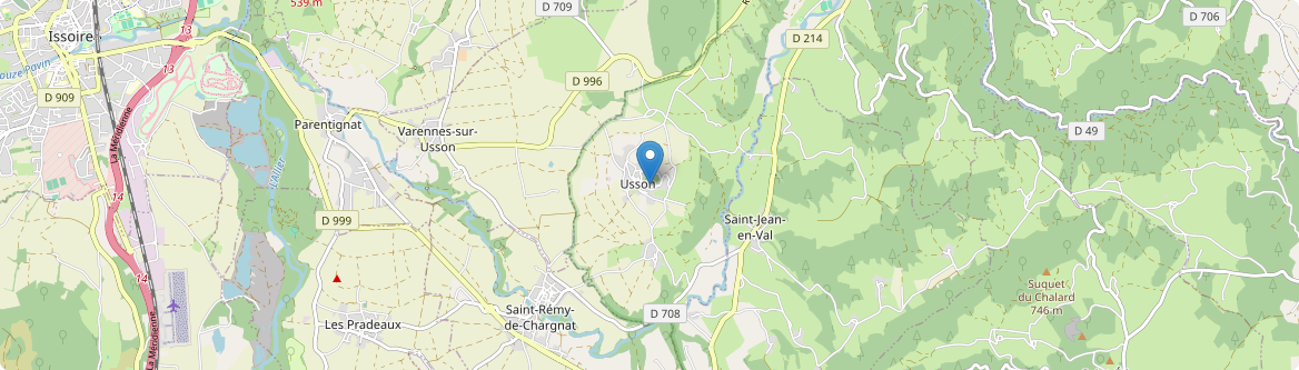 Usson - Carte