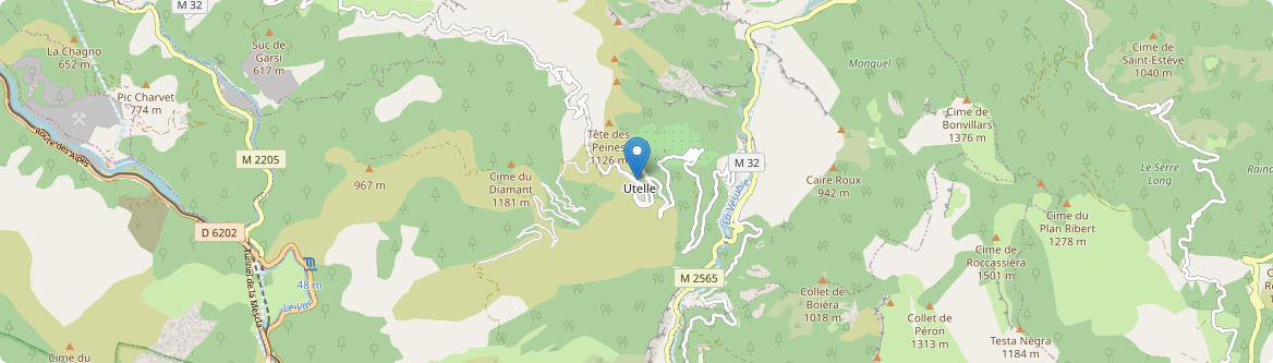 Utelle - Carte