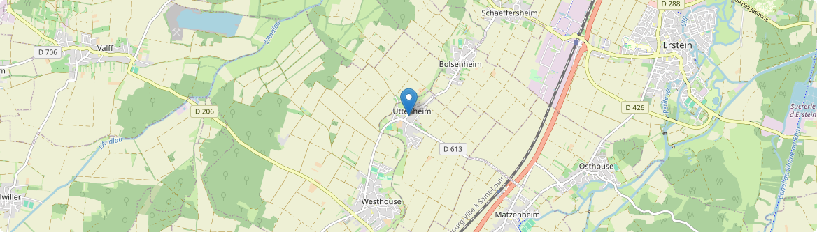 Uttenheim - Carte