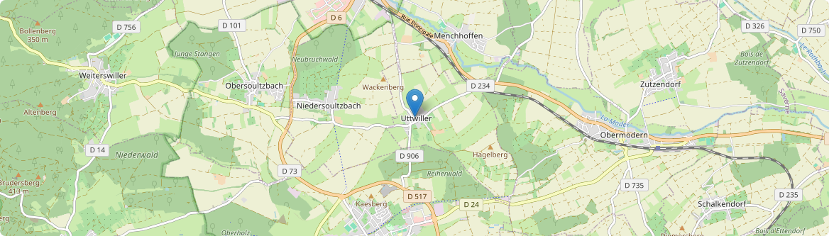 Uttwiller - Carte