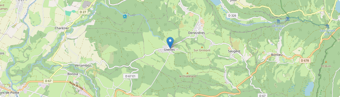 Uxelles - Carte