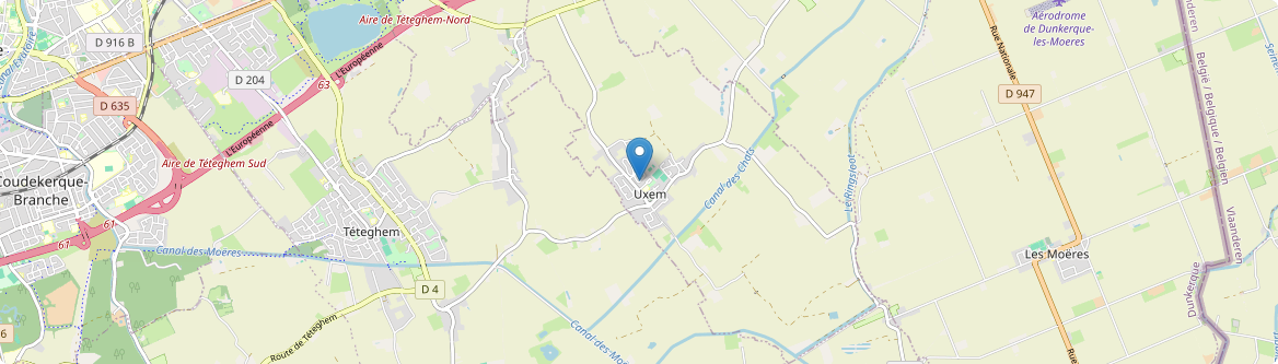 Uxem - Carte
