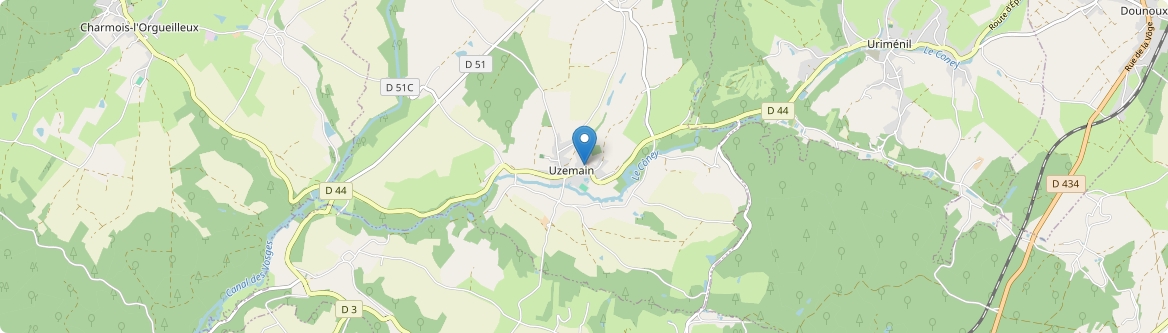 Uzemain - Carte