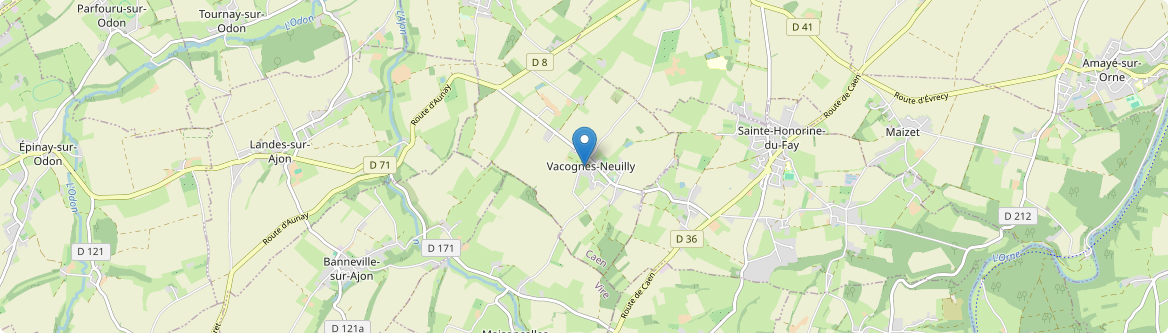 Vacognes-Neuilly - Carte