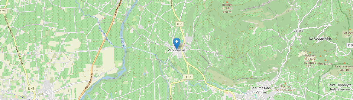 Vacqueyras - Carte