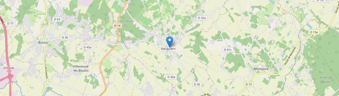 Vacquiers - Carte