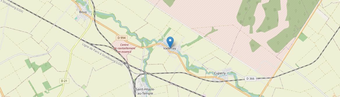 Vadenay - Carte