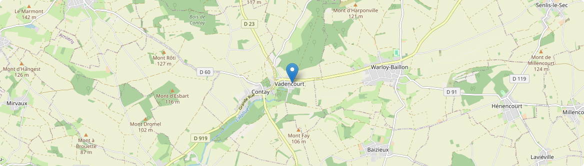 Vadencourt - Carte