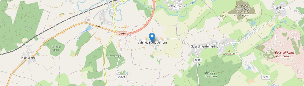Vahl-lès-Faulquemont - Carte