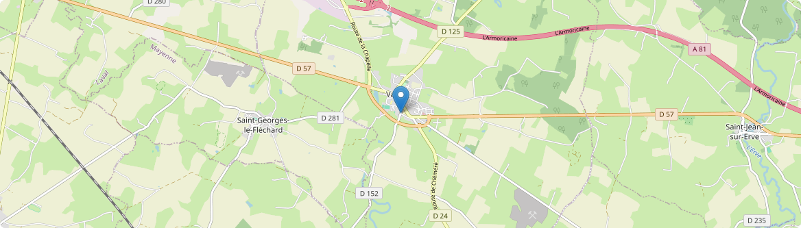 Vaiges - Carte