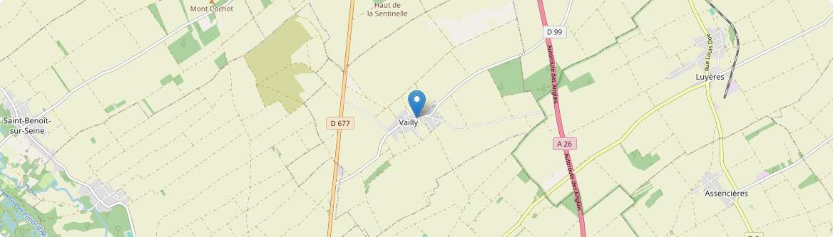 Vailly - Carte