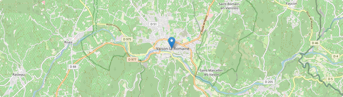 Vaison-la-Romaine - Carte