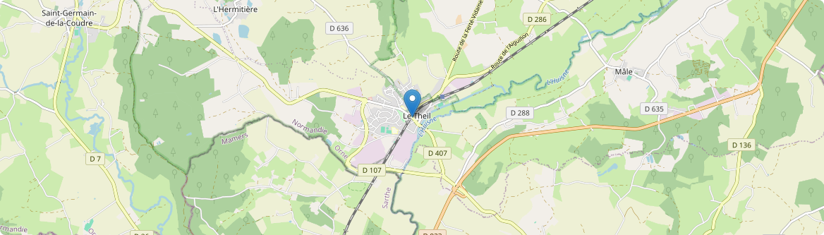 Val-au-Perche - Carte