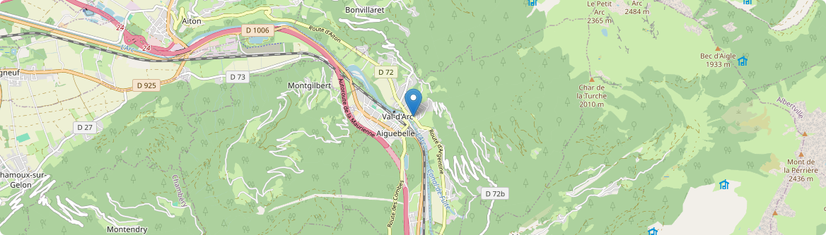Val-d'Arc - Carte