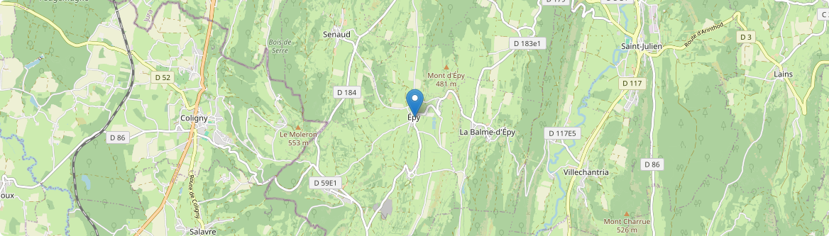 Val-d'Épy - Carte