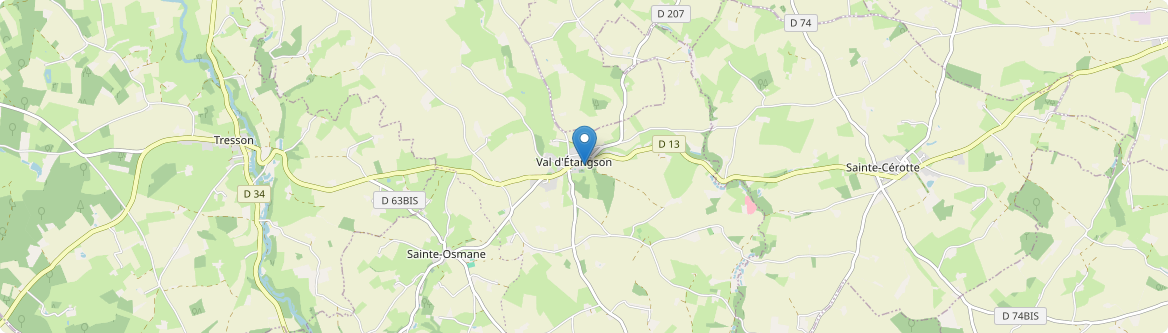 Val-d'Étangson - Carte