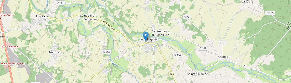 Val-de-Bonnieure - Carte