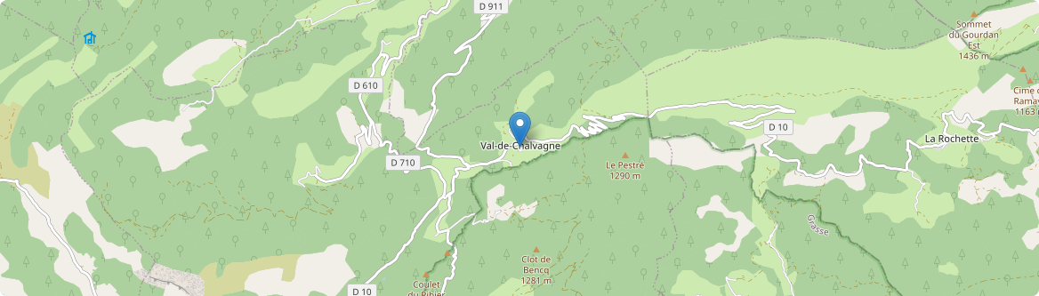 Val-de-Chalvagne - Carte
