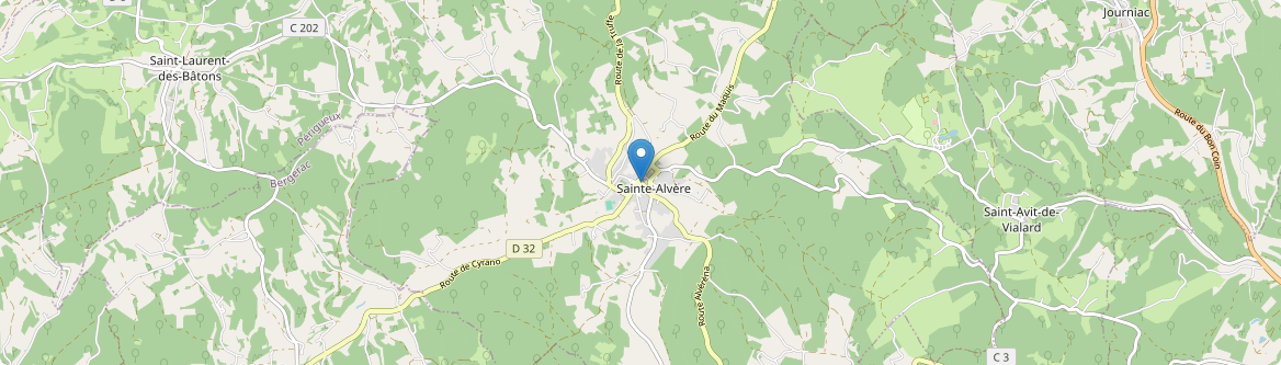 Val de Louyre et Caudeau - Carte