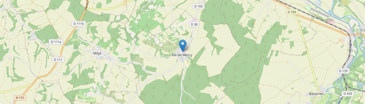 Val-de-Mercy - Carte