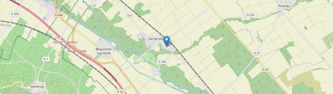 Val-de-Vesle - Carte