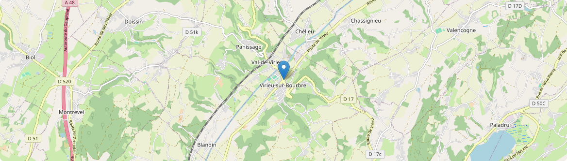 Val-de-Virieu - Carte