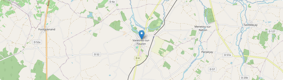 Val-Fouzon - Carte