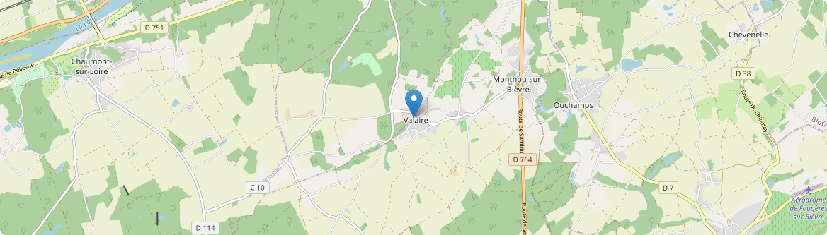 Valaire - Carte