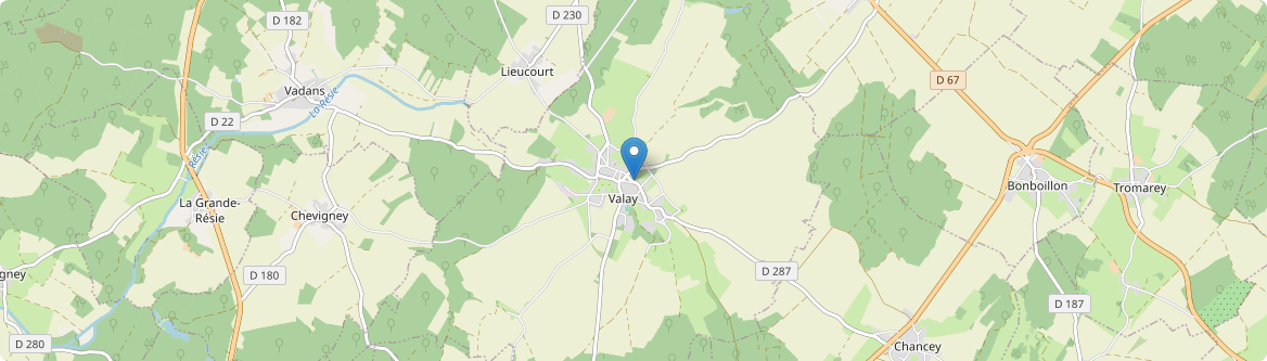 Valay - Carte