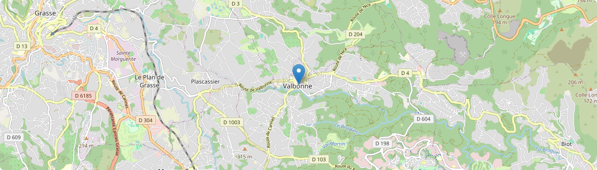 Valbonne - Carte