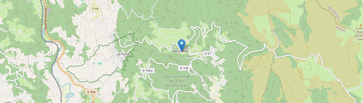 Valcivières - Carte