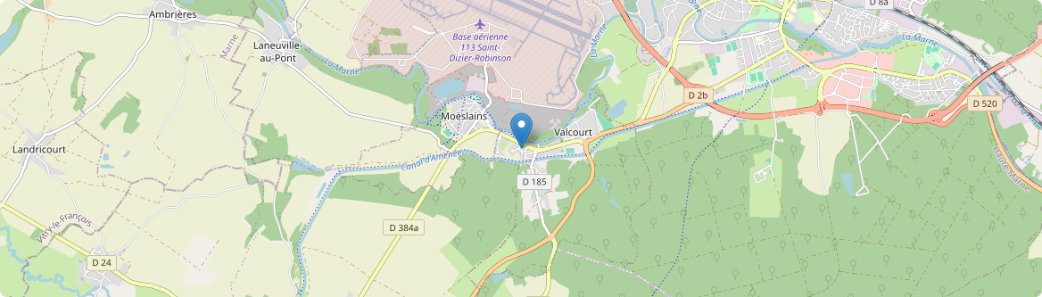 Valcourt - Carte