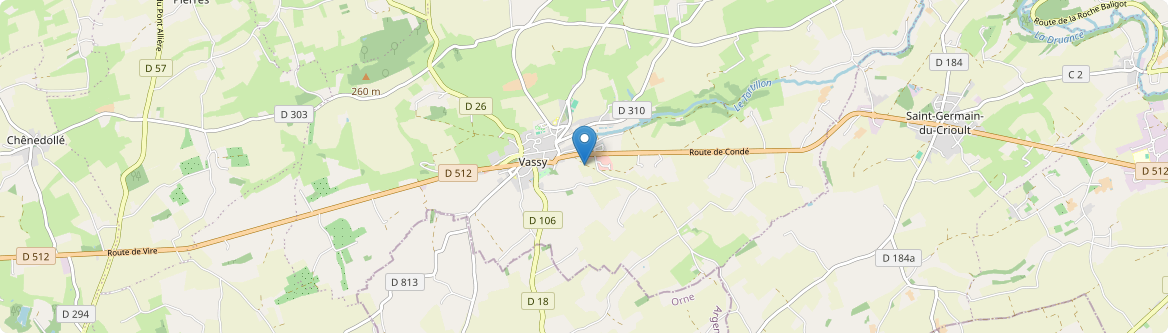 Valdallière - Carte