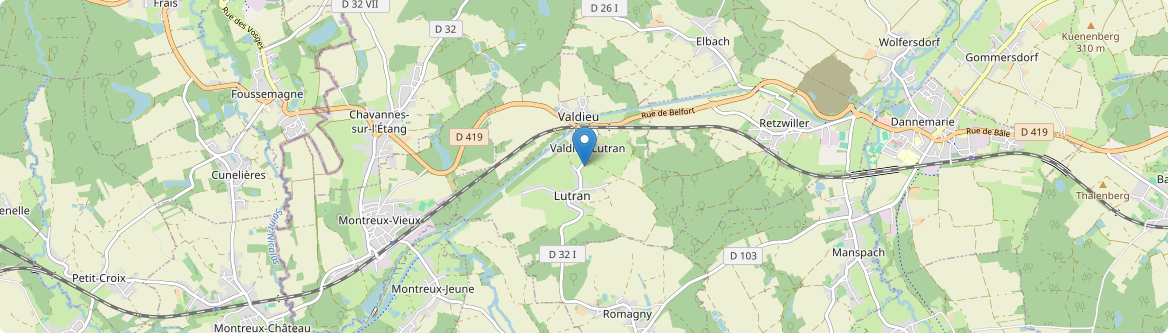 Valdieu-Lutran - Carte