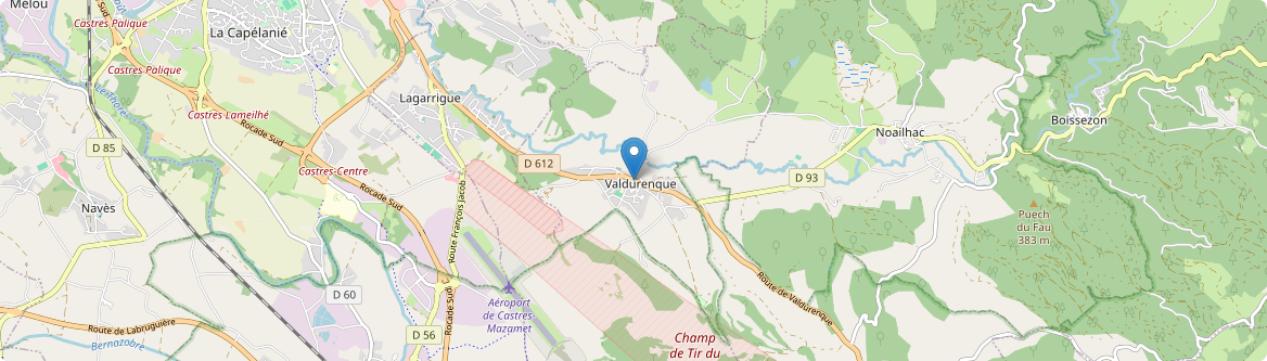 Valdurenque - Carte