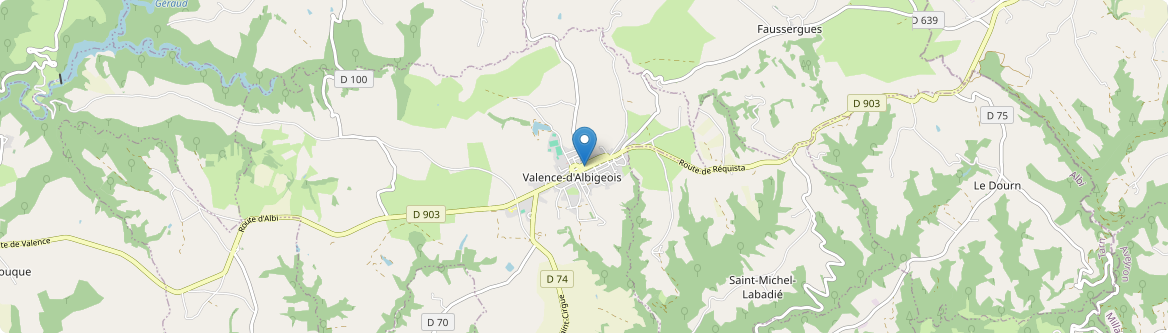 Valence-d'Albigeois - Carte