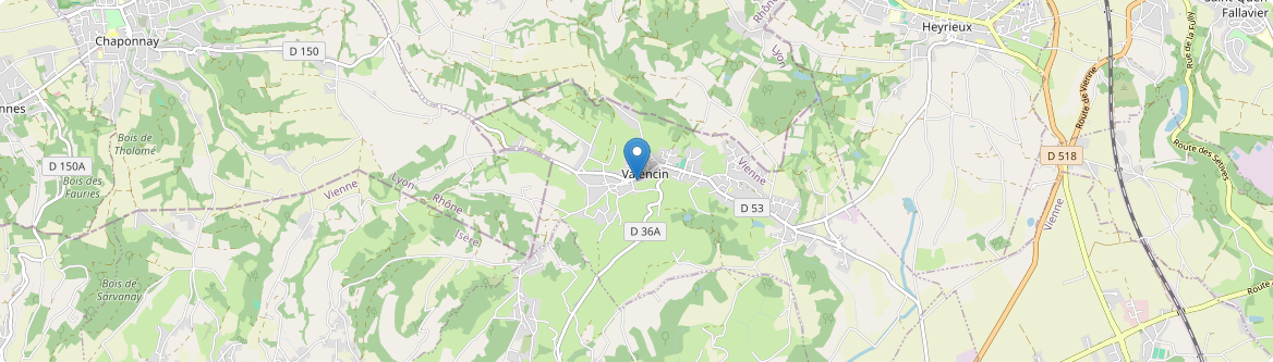 Valencin - Carte