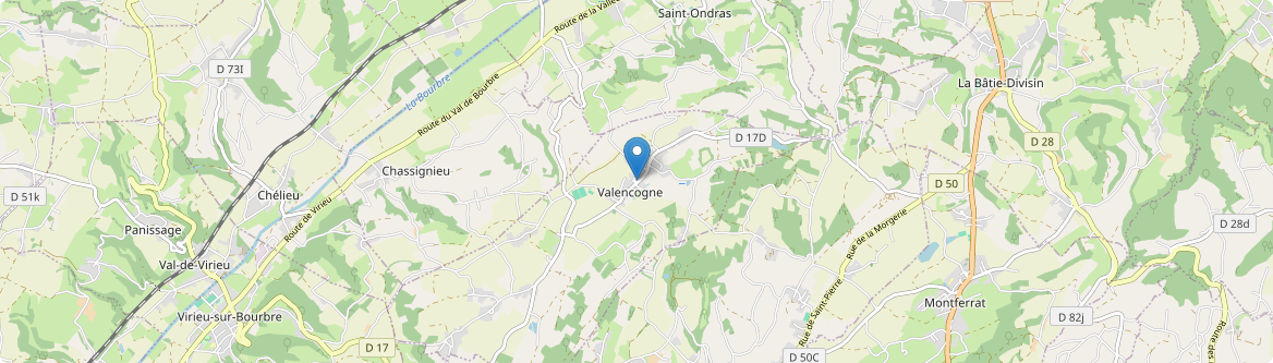 Valencogne - Carte
