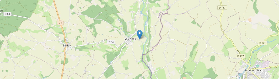 Valennes - Carte