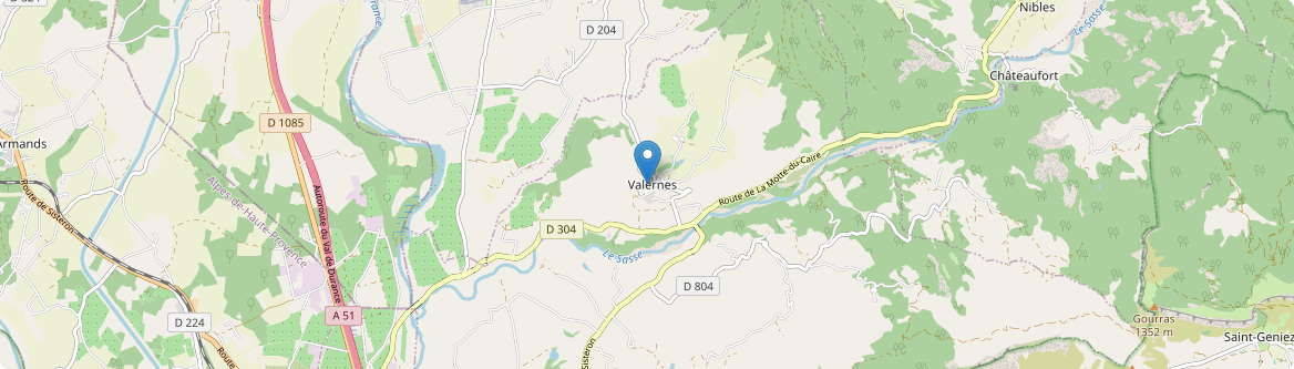 Valernes - Carte