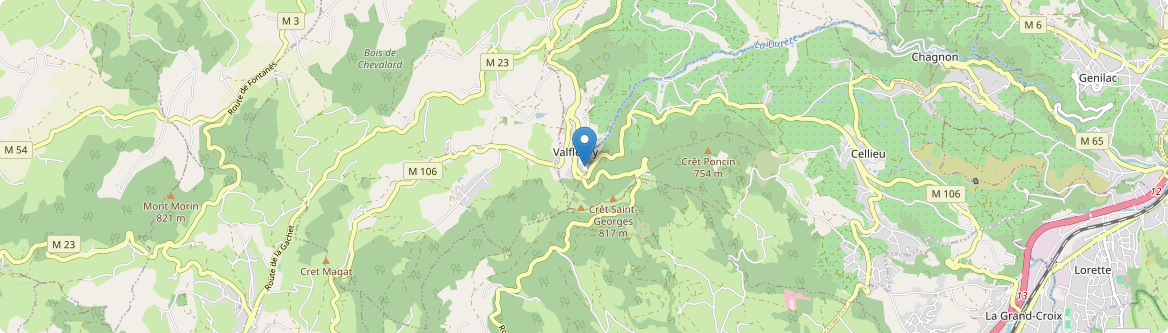 Valfleury - Carte