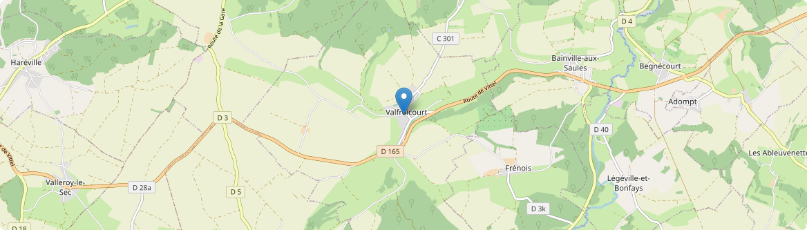 Valfroicourt - Carte
