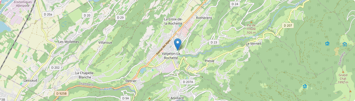 Valgelon-La Rochette - Carte